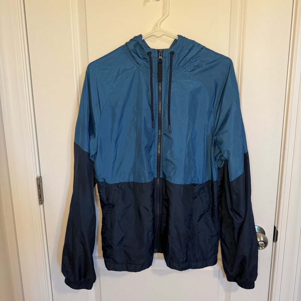 Russell Athletic Teal Windbreaker Jacket